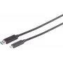 USB-A-adapterikaapeli ShiverPeaks 30-38085 USB-C 3.2 5G 15 m