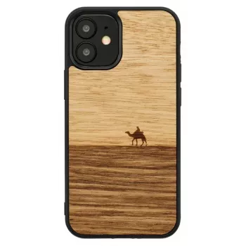 Man and Wood -suojakotelo iPhone 12 mini — terra musta