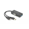 HDMI 3in1 adapteri Digitus AK-330403-002-S
