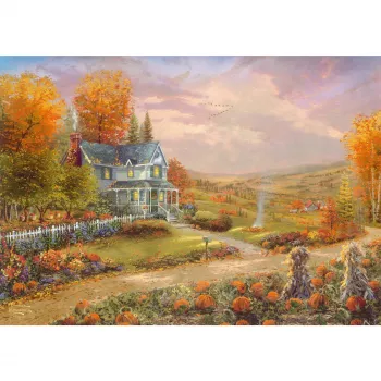 Thomas Kinkade Studios: Herbst in Apple Hill, palapeli 500 palaa