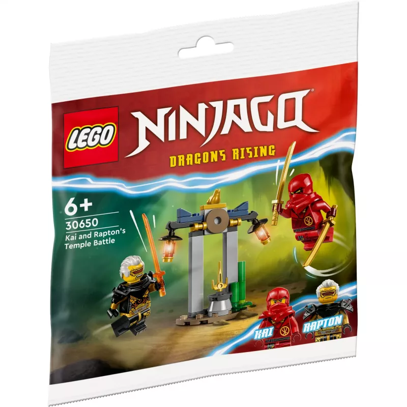 30650 Ninjago Kais ja Raptonin kaksintaistelu temppelissä, rakennussarja Polybag