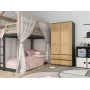 Topeshop SZAFA MALWA AN/AR K makuuhuoneen vaatekaappi 5 hyllyä 2 ovea