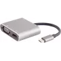 Kannettavan telakka S/CONN 14-05026 johdollinen USB 3.2 Gen 1 Type-C harmaa