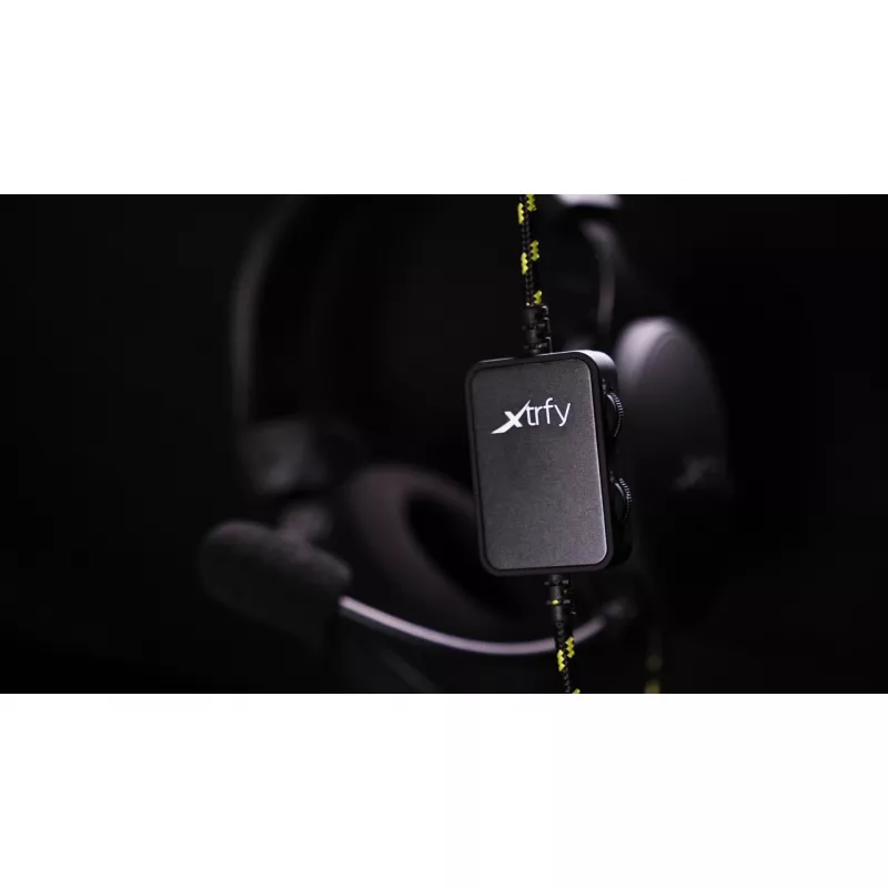 CHERRY x XTRFY H2, pelikuulokemikrofoni ammattimainen pelikuulokemikrofoni, optimoitu e-urheiluun (XG-H2)