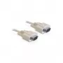 Sarjakaapeli DeLOCK Sub-D 9 84228 3 m beige