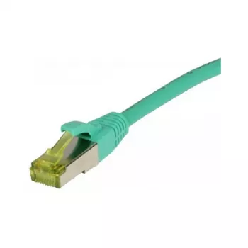 Patchkaapeli RJ45, CAT6A 500 MHz, 1,0 m, vihreä, S-STP (S/FTP), TPE/LSZH (Ultraflex), AWG26, Cat.7-raakakaapelilla, Synergy 21 (S217673)