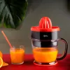 Sähköinen sitruspuristin JATA JEEX1422 1,2 L 40 W musta punainen läpinäkyvä