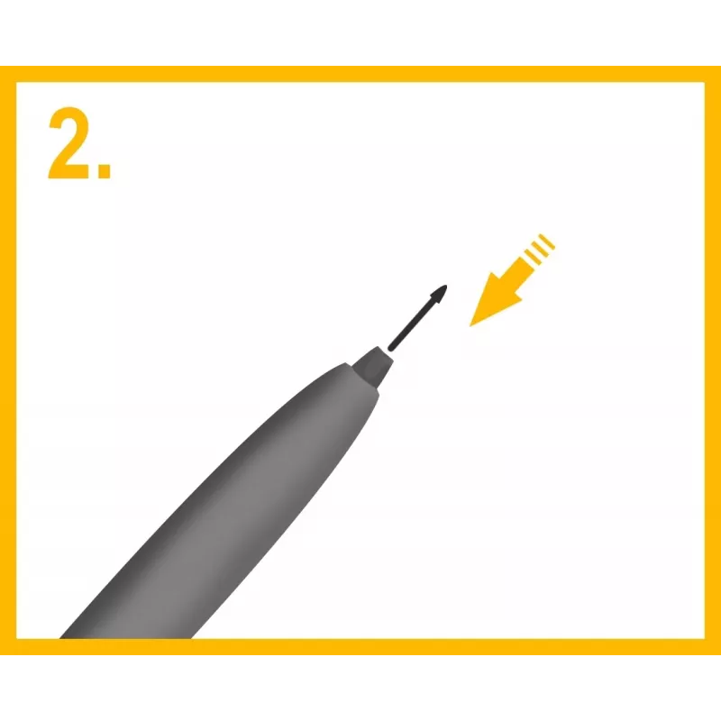 Stylus-kärjet Onyx E-lukija Note 3 — varakärjet, musta, 5 kpl