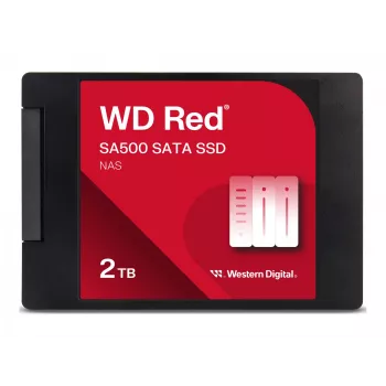 SSD-asema Western Digital Red SA500 2TB 2,5 tuuman SATA III, 3D-NAND, NAS