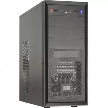 Tietokonekotelo Inter-Tech ATX IT-8862 Plaid, väri musta