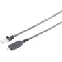 Verkkokaapeli ShiverPeaks 13-51045 USB-C LAN-adapterikaapeli 1G RJ45 PVC musta 3 m