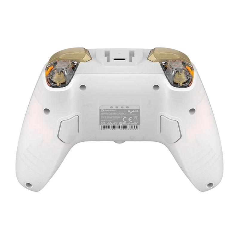 Langaton ohjain GameSir Cyclone 2 HRG1001 — Bluetooth, ergonominen muotoilu, valkoinen