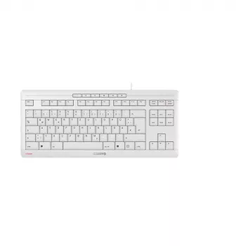 CHERRY STREAM TKL näppäimistö yleiskäyttöön USB QWERTZ saksa valkoinen