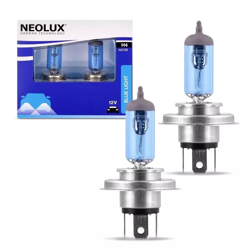 Neolux Blue Light H4 12 V 60/55 W, 2 kpl