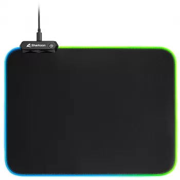 1337 RGB V2 Gaming Mat 360, pelihiirimatto musta
