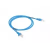 LANBERG verkkokaapeli Cat5e U/UTP RJ-45–RJ-45 sininen 1 m, CCA-johdin