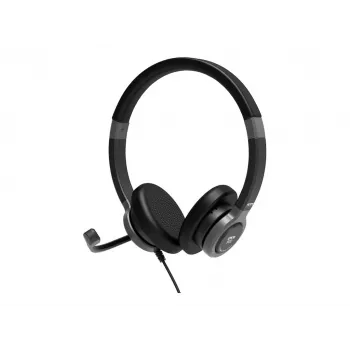 PORT CONNECT | stereo USB-kuulokkeet PRO ON'R 300 | johdollinen | on-ear | kohinanvaimennus | musta