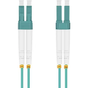 helos Patchkabel LC Multimode 1,5 m – kuituverkkokaapeli, Duplex-LC-uros