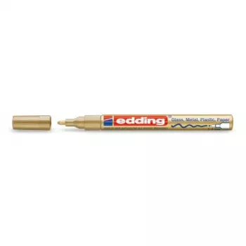 Edding 751 kulta -tussi kulta valkoinen 1 mm