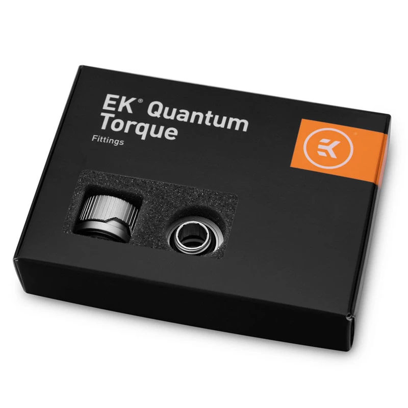 EK Water Blocks EK-Quantum Torque HDC 14 - 6 kpl:n pakkaus, Satin Titan