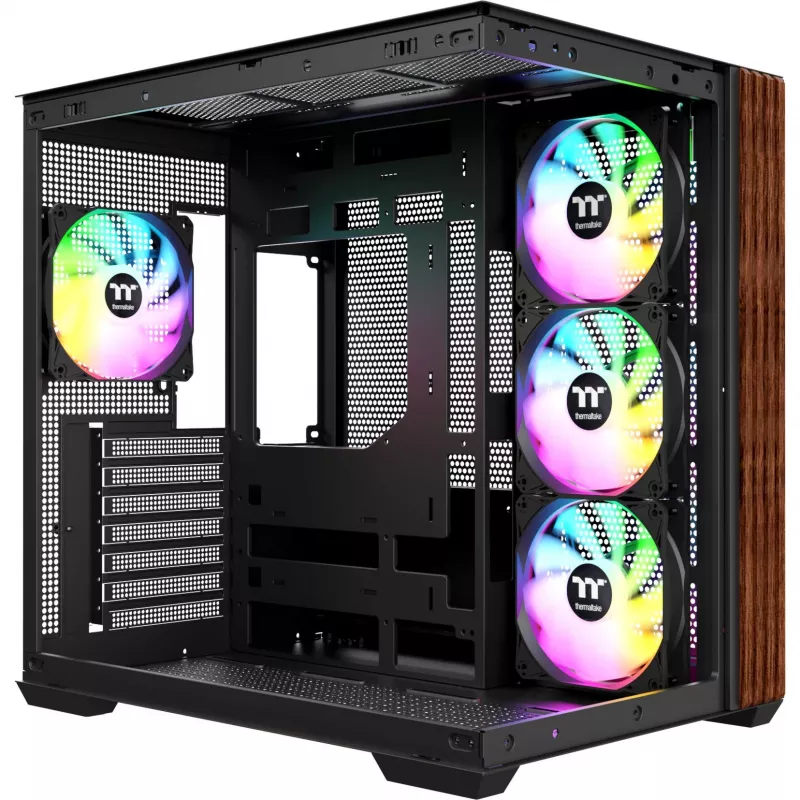Thermaltake View 380 WS ARGB Midi Tower, musta