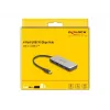 DeLOCK 64261 USB 3.2 Gen 1 Type-C -keskitin 10000 Mbit/s musta harmaa