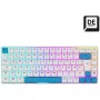 Sharkoon SKILLER SGK50 S3 PBT -näppäimistö pelaaminen USB QWERTZ saksa valkoinen