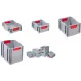 ProfiPlus EuroBox 417, harmaa/punainen (456705)