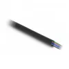 DeLOCK PVC-eristyssukka 3 m × 6 mm musta