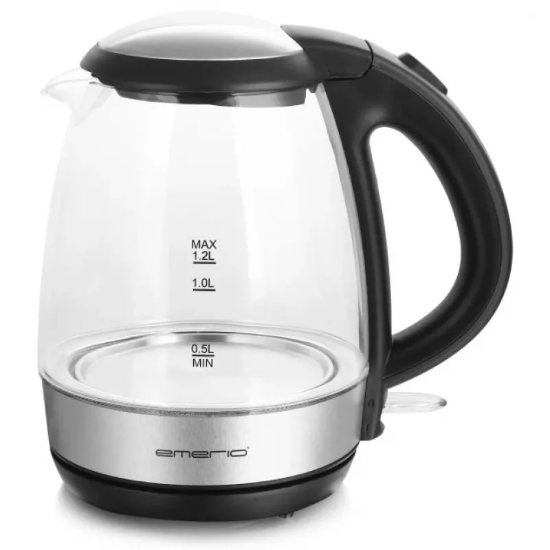 Vedenkeitin Emerio 1,2L 2200W lasi