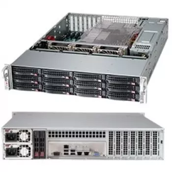 Palvelinkotelo Supermicro 826BAC4-R920LPB Rack musta