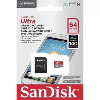 SANDISK SDSQUAB-064G-GN6TA -flash-muistikortti 64GB