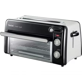 Leivänpaahdin Tefal TL6008 2 viipaletta 1300 W alumiini musta