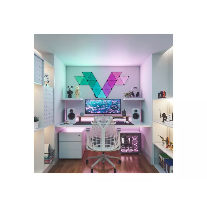 Älypaneeli Nanoleaf NL47-0101TW-3PK WLAN musta 3 kpl
