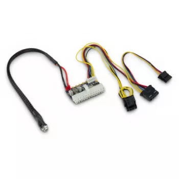 Virtalähde Inter-Tech 88882188 160 W 20-pin ATX musta
