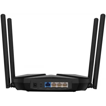 Pöytäreititin MERCUSYS MR85X AX3000 Dualband‑Wi‑Fi 6, 3000 Mbit/s, 4 antennia, 3 Gigabit‑LAN‑porttia, musta