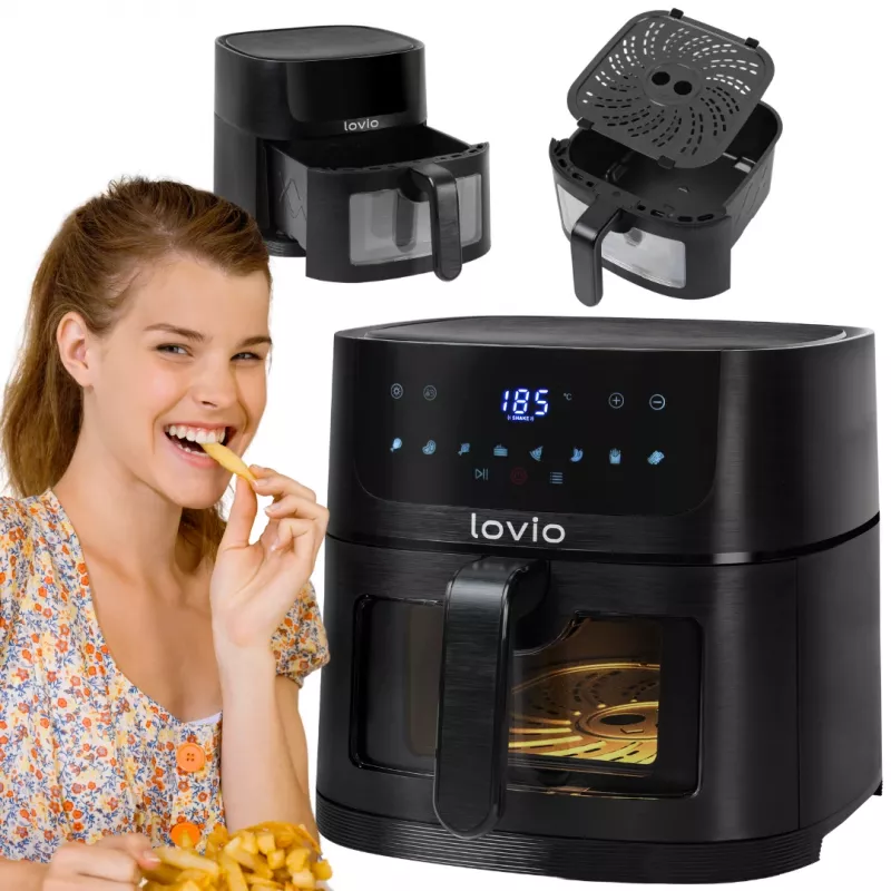 Lovio LVAF002BK PureFry XL Smart 6L musta