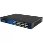 ALLNET 16+2P PoE-kytkin ALL-SG8418PM – 18-porttinen Gigabit, 16 PoE-porttia, 2 uplink-porttia