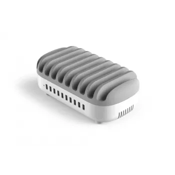 Compulocks 10-porttinen USB-latausasema UK-pistokkeella - latausasema - 120 wattia - 2,4 A - 10 lähtöporttia (USB) - Yhdistynyt kuningaskunta