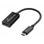 USB Type-C – HDMI audio- ja videomuunnin MediaRange MRCS234, 20 cm, musta