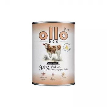 Ollo Plus kollageeni vasikanliha 400 g purkki koirille