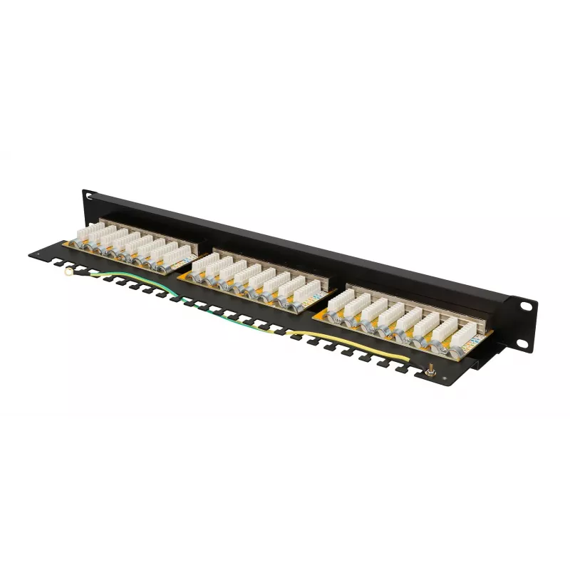 Patch-paneeli Extralink CAT5E STP V2 24 porttia
