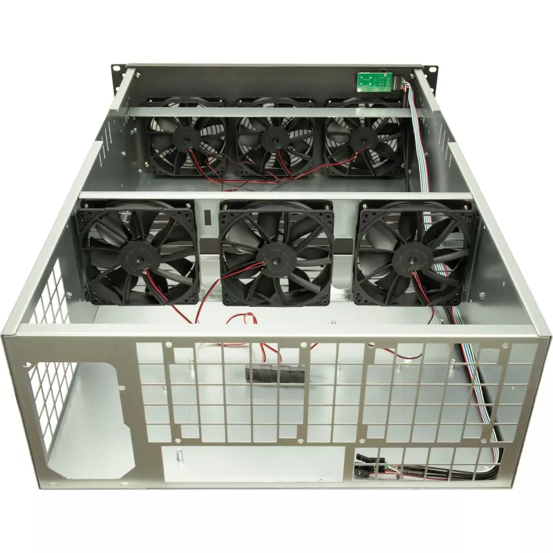 Tietokonekotelo Inter-Tech 88887236 Rack musta, harmaa