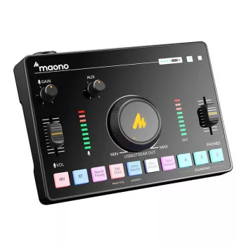 Audiomikseri MAONO AMC2 Neo, 2-kanavainen USB-mikseri USB-liitännällä