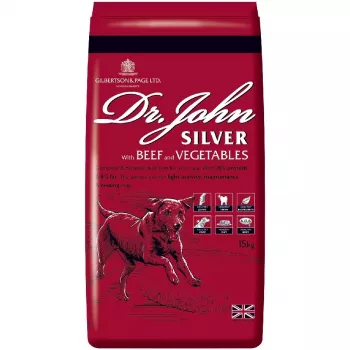 DR JOHN Silber Beef - kuivaruoka naudanlihalla - 15kg