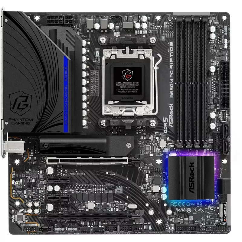 Emolevy ASRock B650M PG Riptide AMD B650 Socket AM5 micro ATX