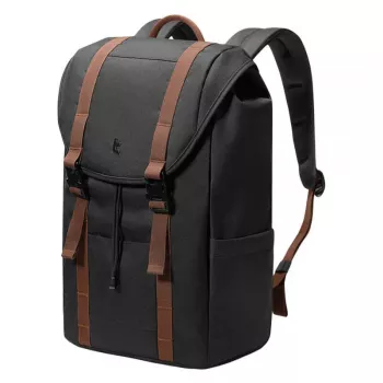 Kannettavan tietokoneen reppu Tomtoc VintPack-TA1, 22 L tilavuus, sopii jopa 15,6