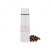 Beper BI.504 tyhjiöeristetty termospullo 500 ml, ruostumaton teräs, mukilla, punainen pilkullinen