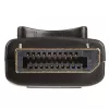 Akyga AK-AV-10 DisplayPort-kaapeli, uros/uros, kullatut liittimet, 1,8 m, musta