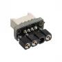 aqua computer sovitin RGBpx-komponenteille 3-pin RGB liittimeen (5VDG, 5V)